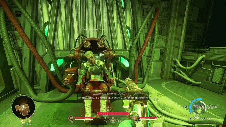 Gould uses lathe on himself