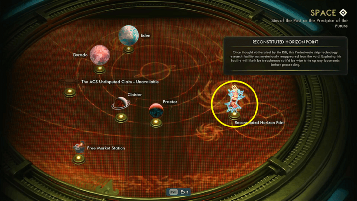 Reconstituted Horizon Point