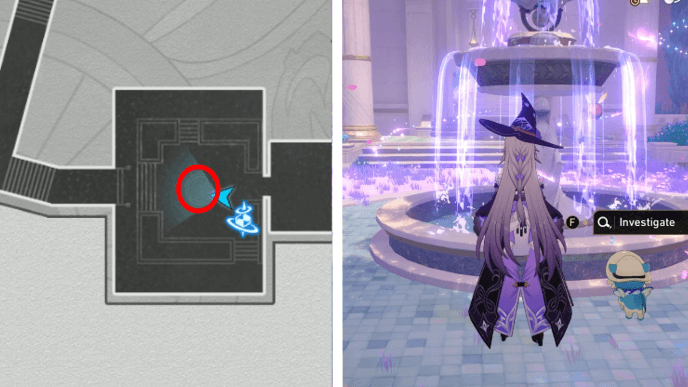 HSR Give to Slumbering Courtyard Fountain