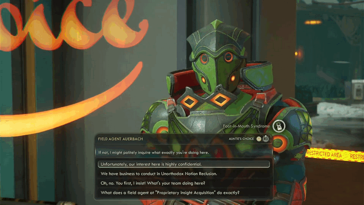 Talk to Field Agent Aurebach