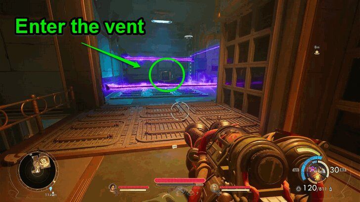 Vent behind traps 3rd floor