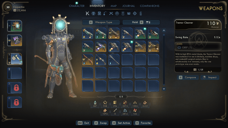 The Tremor Cleaver Weapon