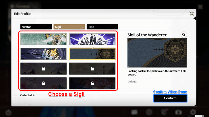 Wuthering Waves How to Equip and Change Sigil Step 3
