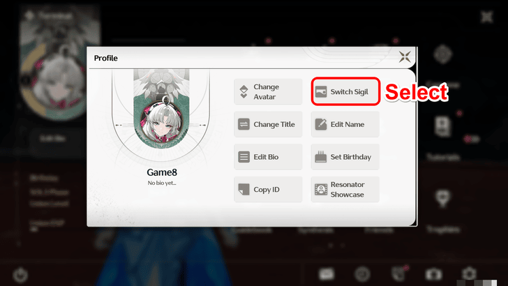 Wuthering Waves How to Equip and Change Sigil Step 2