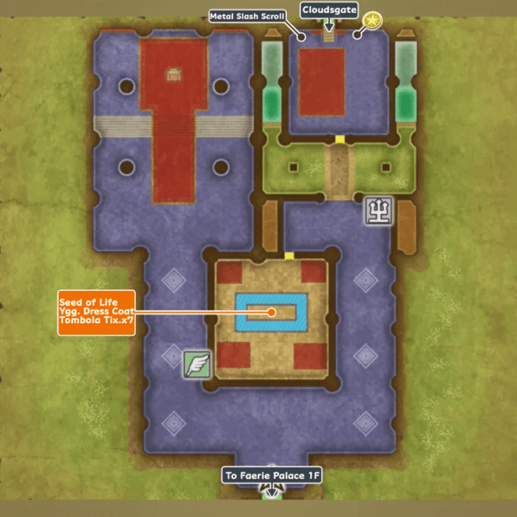 Citadel Tower Map and Treasure Chests