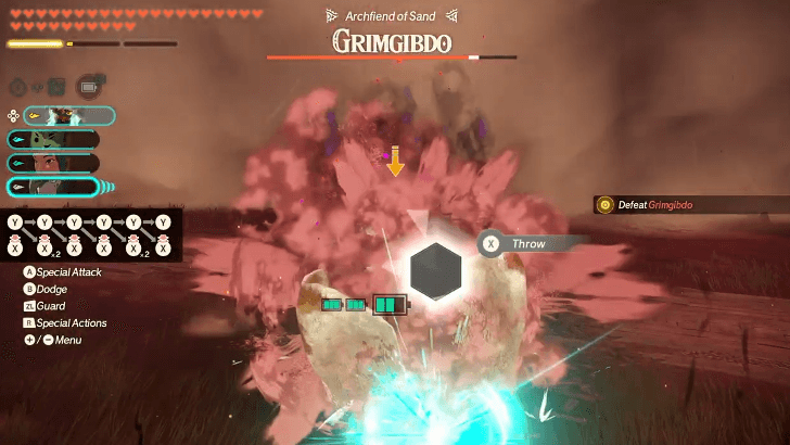 Grimgibdo weak-point broken