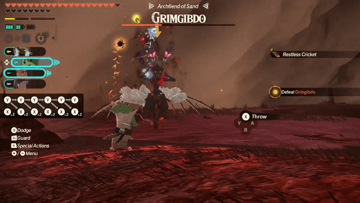 throwing different elements at Grimgibdo