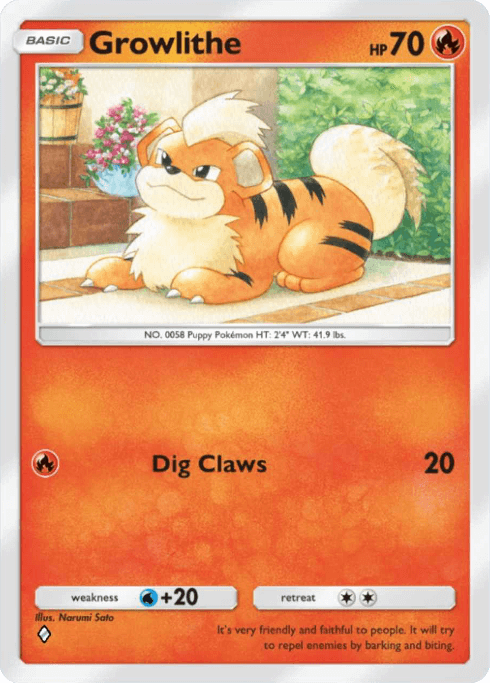 Pokemon TCG Pocket - B1 028 Growlithe