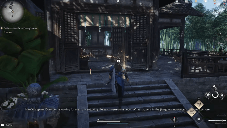 WWM - Inform Aunt Han about Bear Guang