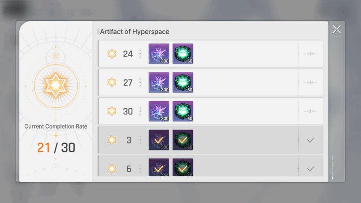 Chaos Zero Nightmare Basin of Hyperspace Rewards