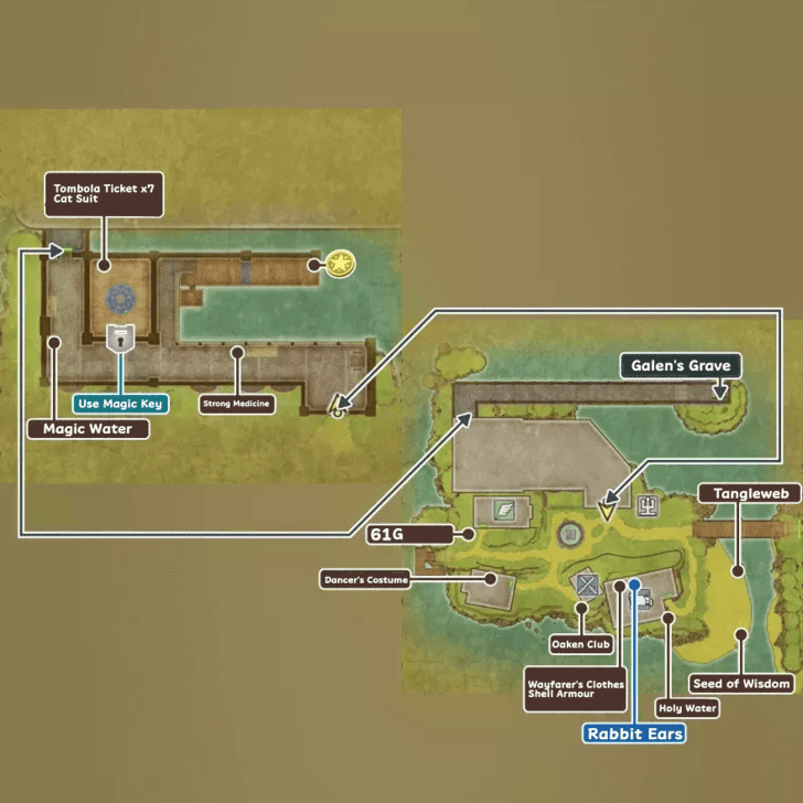 Galenholm Map and Treasure Chests