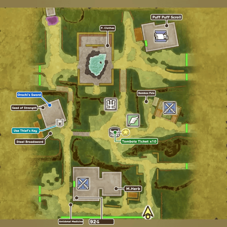 Kol Map and Treasure Chests