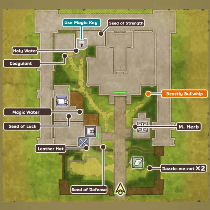 Dirkandor Map and Treasure Chests