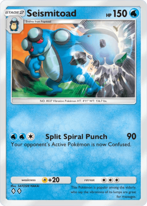 Pokemon TCG Pocket - B1 065 Seismitoad