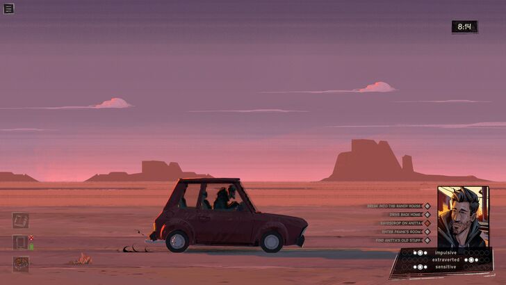 Rue Valley Protagonist Eugene Driving In Car