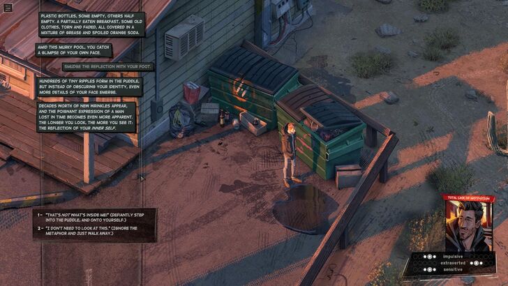 Eugene Interaction with Trash Can