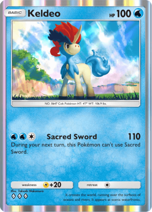 Pokemon TCG Pocket - B1 070 Keldeo