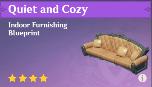 Genshin Impact - How to Get Quiet and Cozy Furnishing