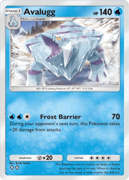 Pokemon TCG Pocket - B1 075 Avalugg