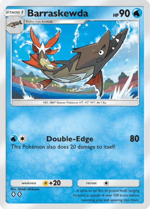 Pokemon TCG Pocket - B1 079 Barraskewda