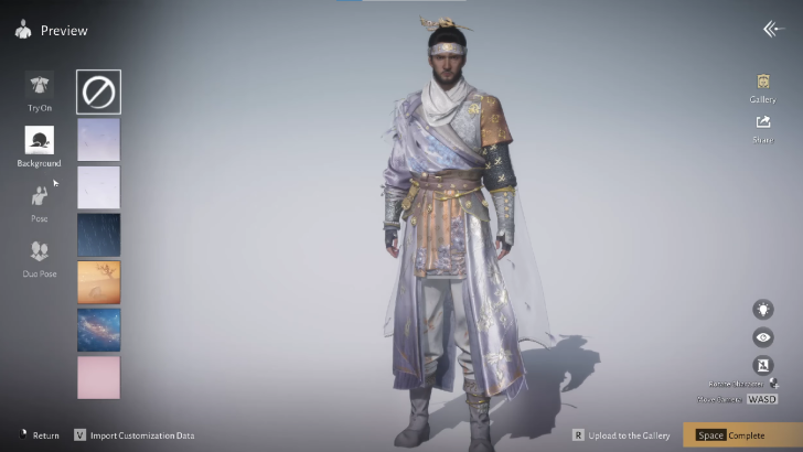 Choose a Profile Background