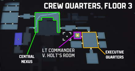 Crew Quarters - Executive Quarters Map Location