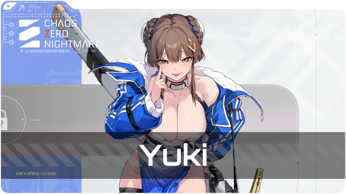 Chaos Zero Nightmare - Yuki Character Page Top Banner