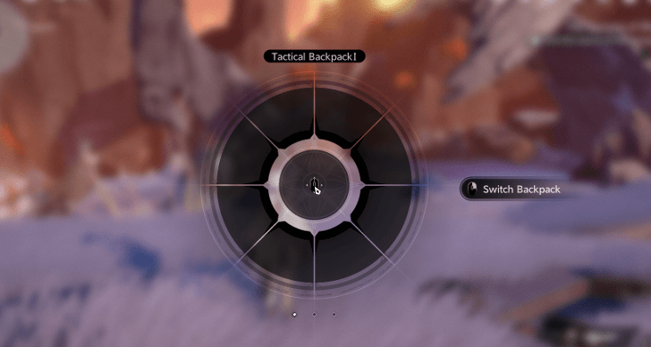 Click T to Use Tactical Backpack DNA