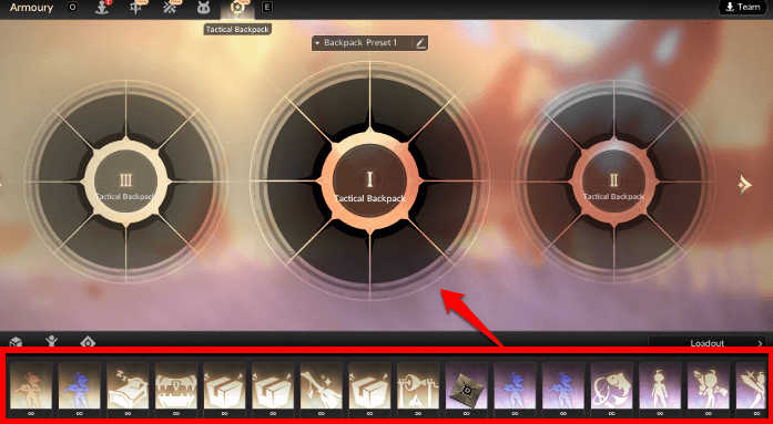 Drag to Tactical Backpack DNA