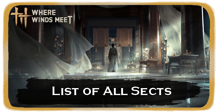 List of All Sects - Banner