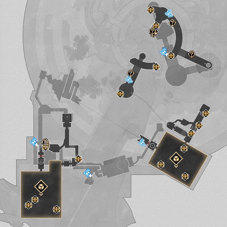 HSR - Memortis Shore Ruins of Time B3 Map