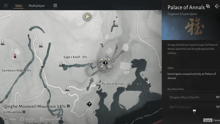 Palace of Annals Map Location