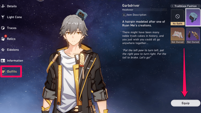 HSR Trailblaze Fashion - How to Use