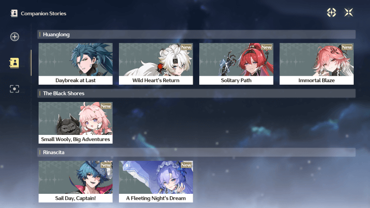 Companion Stories Interface