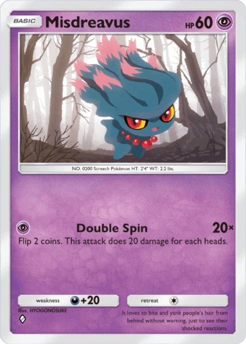 Pokemon TCG Pocket - B1 099 Misdreavus