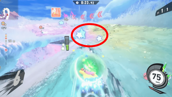 Defeat Enemies for Stars and Speed Boosts