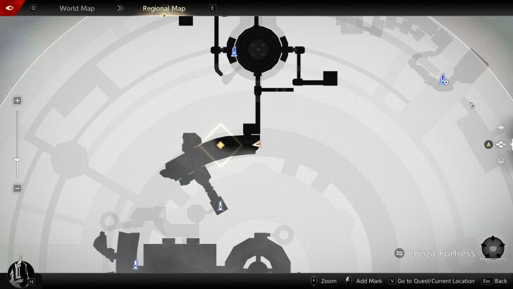 Lonza Fortress Traversal Challenge 2 Map