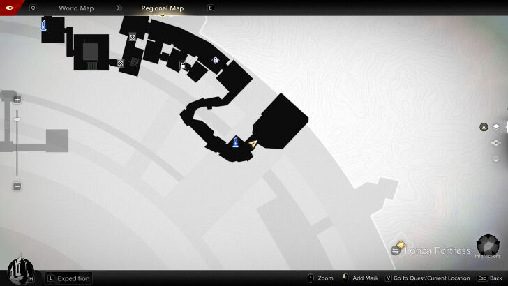 Lonza Fortress Traversal Challenge 1 Map