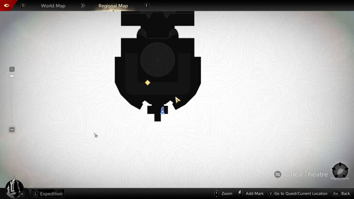 Galea Threatre Traversal Challenge 1 Map