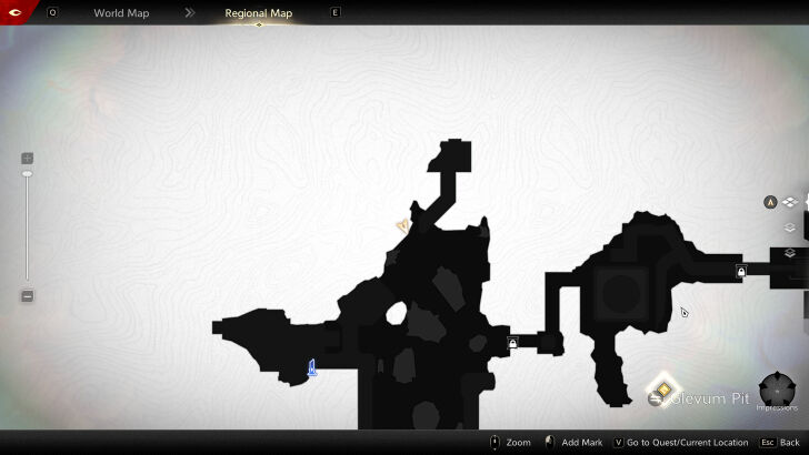 Glevum Pit Traversal Challenge 1 Map