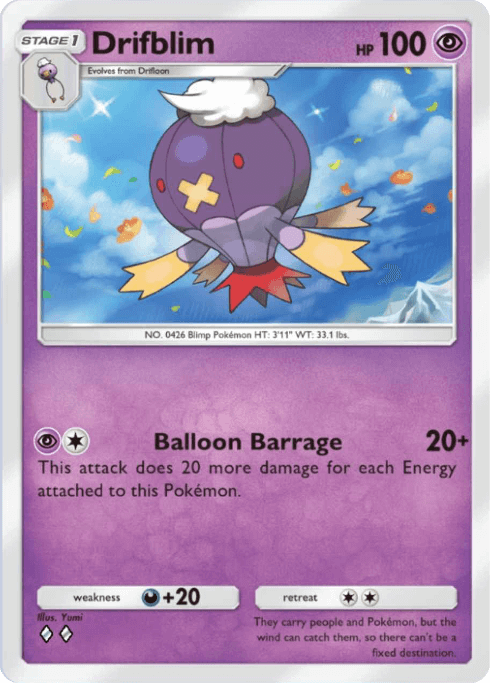 Pokemon TCG Pocket - B1 108 Drifblim