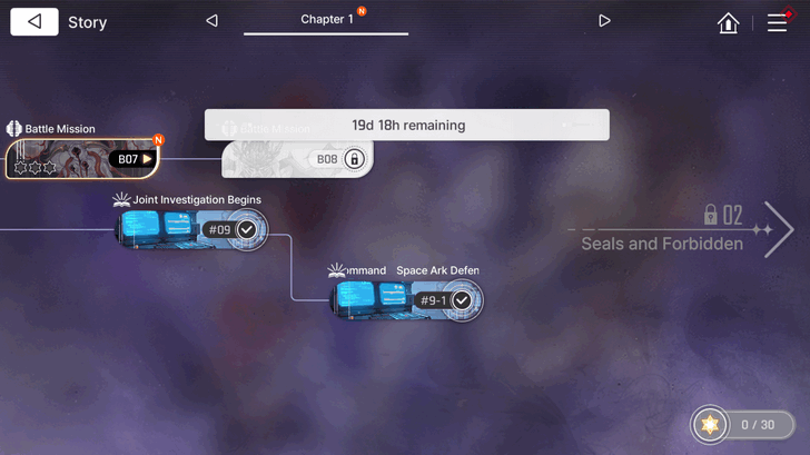 Chaos Zero Nightmare Seals and Forbidden