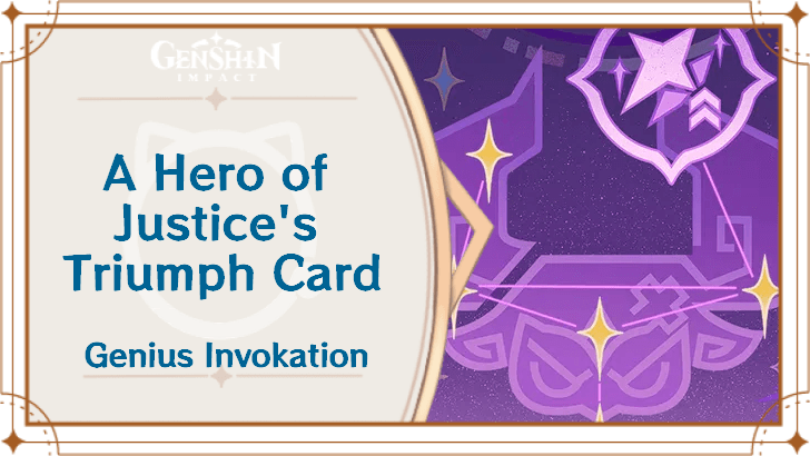 Genshin Impact - A Hero of Justice