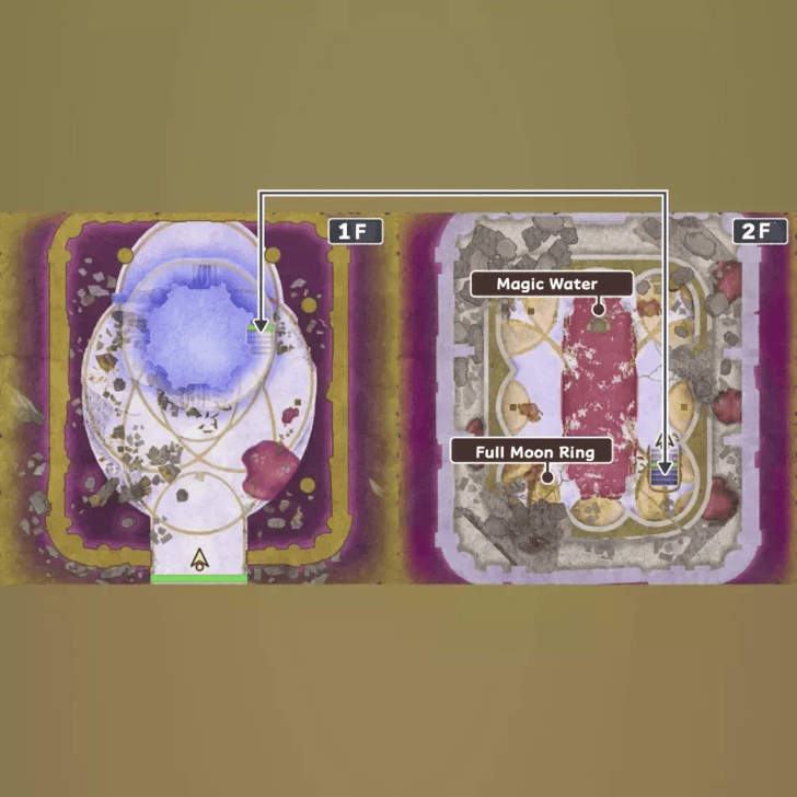 Shrine of the Spirit Map and Treasure Chests