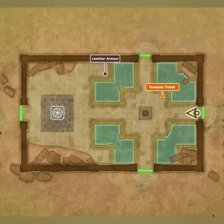 Shrine South of Midenhall Map and Treasure Chests