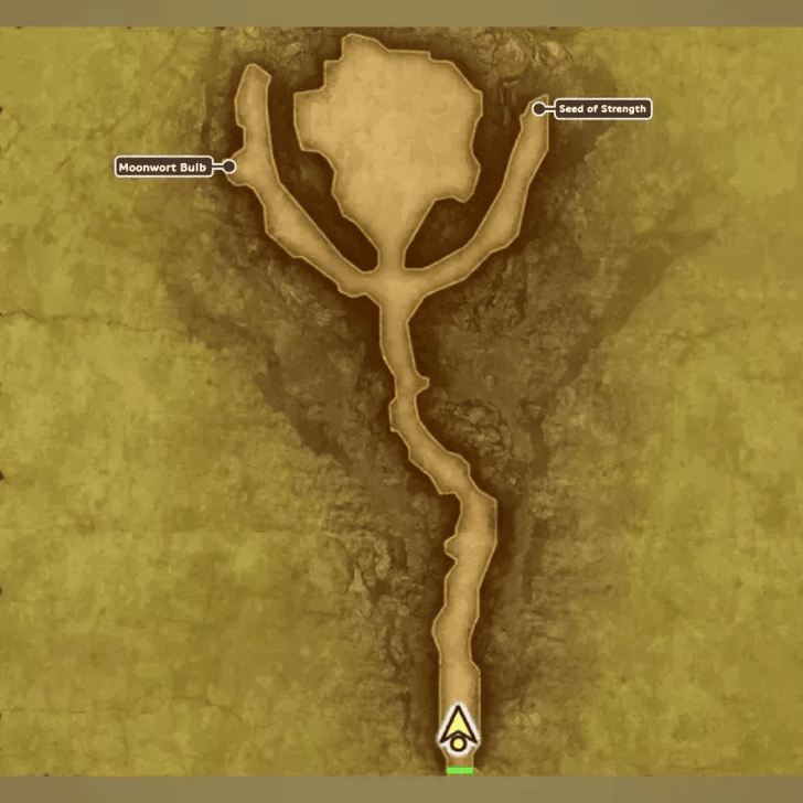 Mountains North of Rippleport Map and Treasure Chests