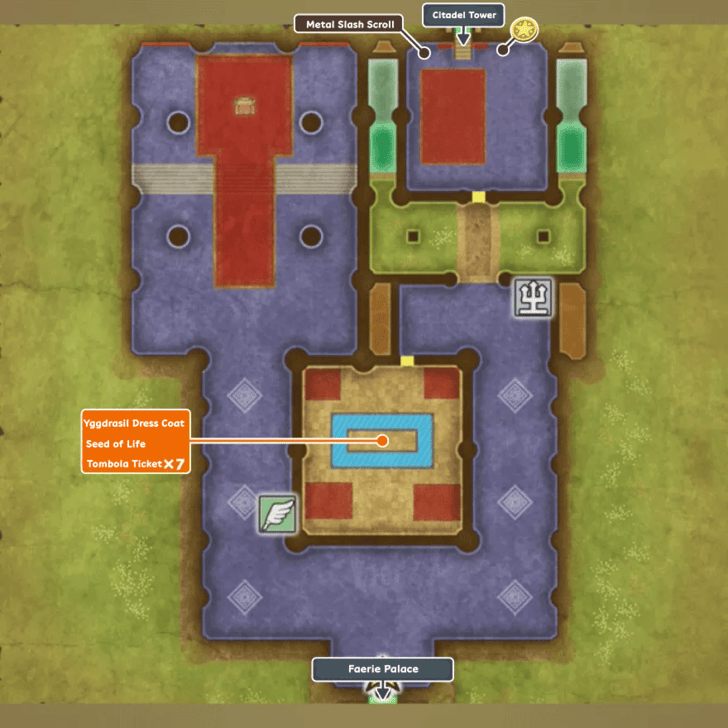 Cloudsgate Citadel  Map and Treasure Chests