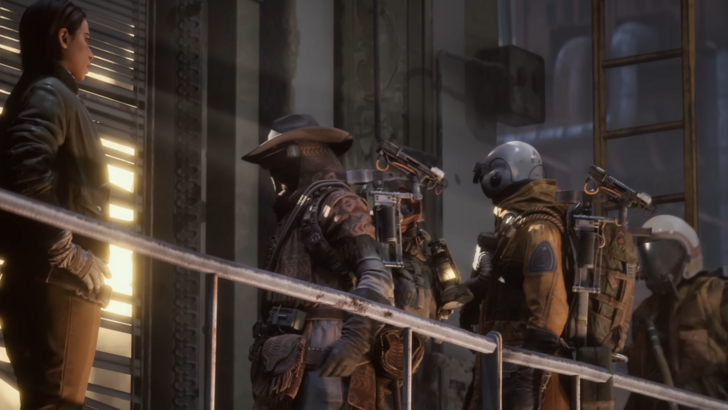 ARC Raiders Cinematic Characters Lining Up