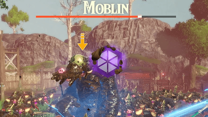 Moblin with Sludge-Covered Weak-Point Gauge