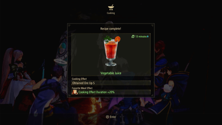 Tales of Arise - Favorite Meals